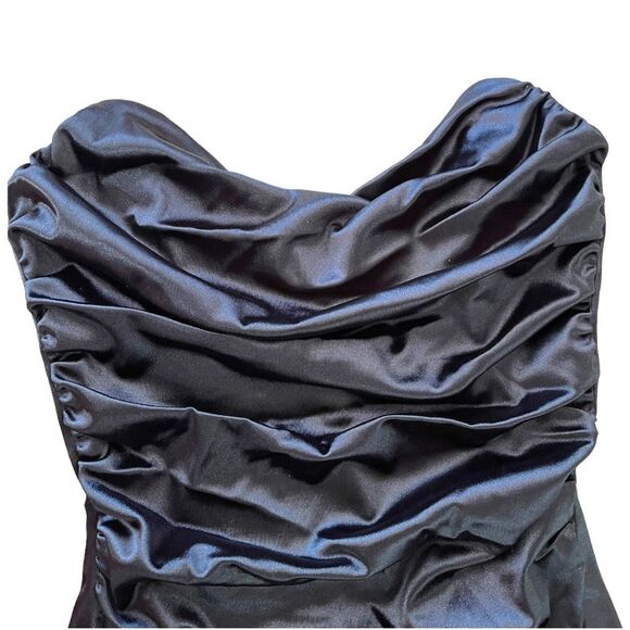 New! Nookie Women's Strapless Ruched Bodycon Cupid Mini Dress Black Small NWT - Picture 11 of 15